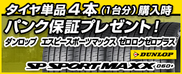 パンク保証付き DL SPSPORT MAXX060プラス