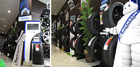 MICHELINスペシャルディスプレイ