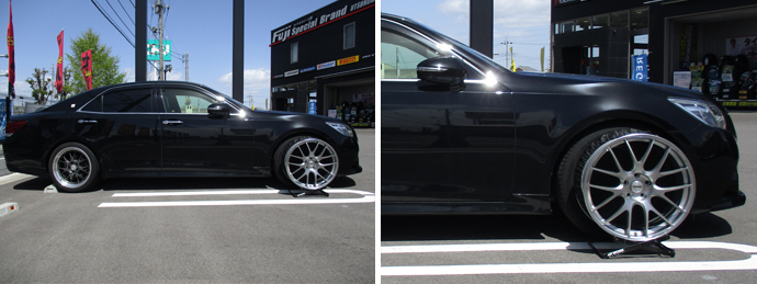 210系クラウンアスリート×WORK エモーションM8R