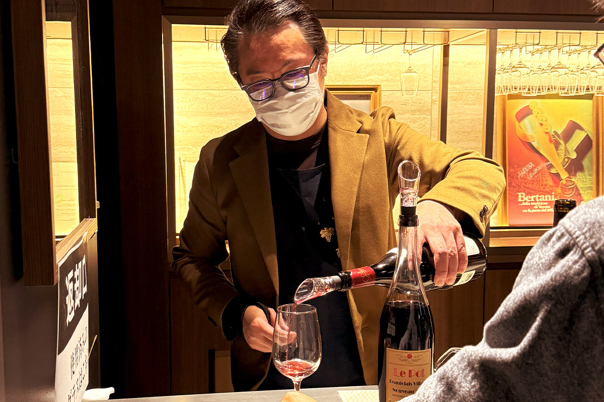 ワインショップフジ 試飲即売会の様子
