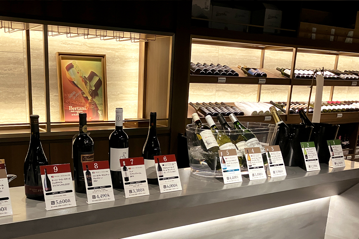 ワインショップフジ 試飲即売会の様子