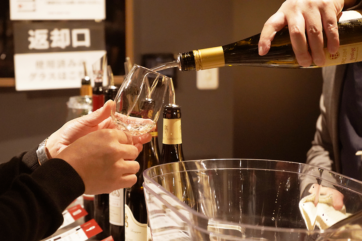 ワインショップフジ 試飲即売会の様子