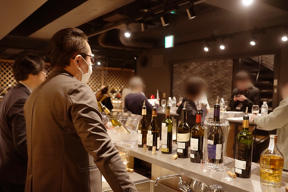 ワインショップフジ 試飲即売会の様子