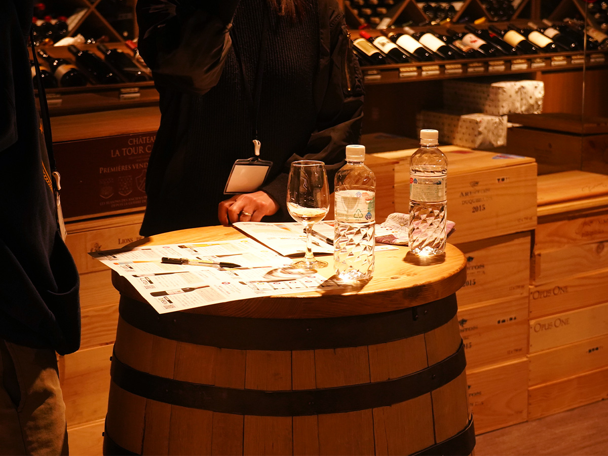 ワインショップフジ 試飲即売会の様子