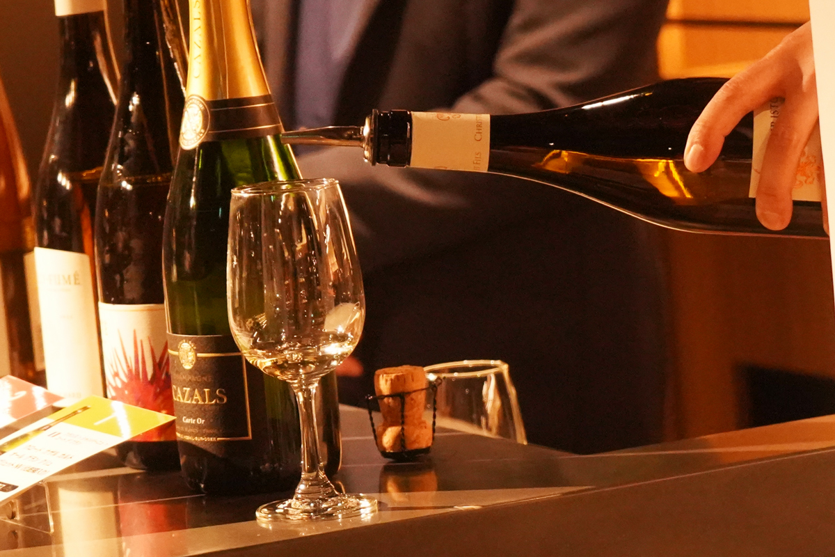 ワインショップフジ 試飲即売会の様子