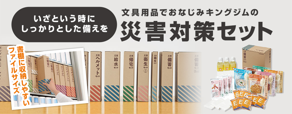 キングジムの災害対策セット