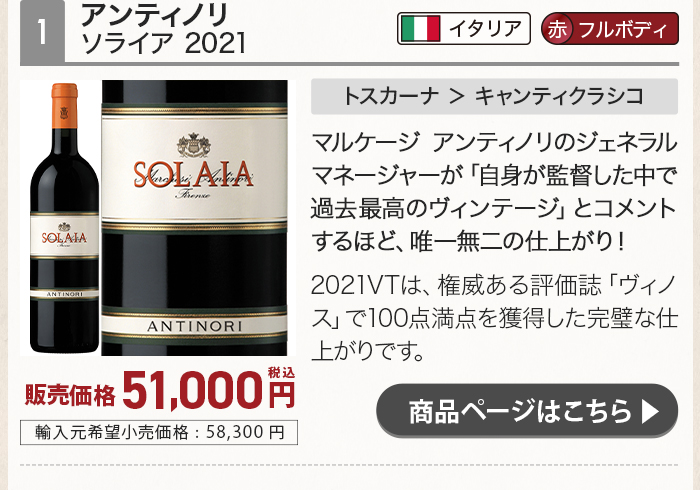 アンティノリ ソライア 2021