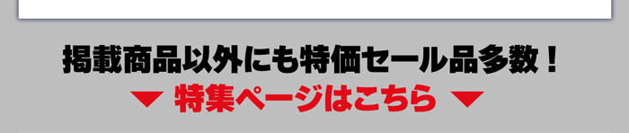 掲載以外にも特価セール品多数
