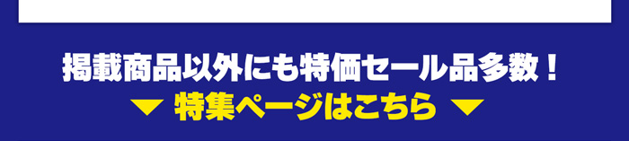 掲載以外にも特価セール品多数