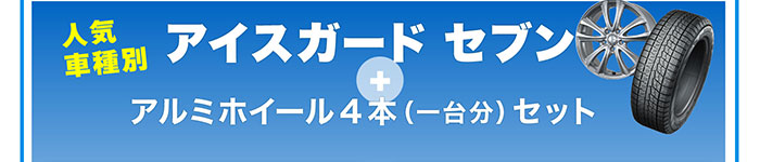 アイスガードセブン+アルミホイール4本セット