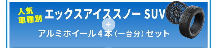 X-ICE SNOW SUV タイヤ＆ホイールセット