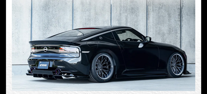 WORK バックレーベル ジースト  BSTX 装着画像