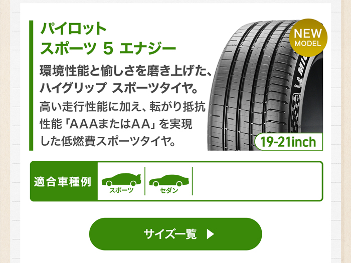 MICHELIN  パイロット スポーツ5 エナジー