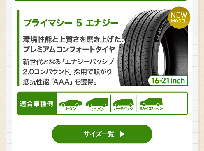 MICHELIN プライマシー5 エナジー