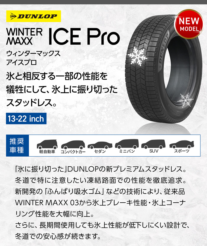 ダンロップ ウィンターMAXX アイスプロ 