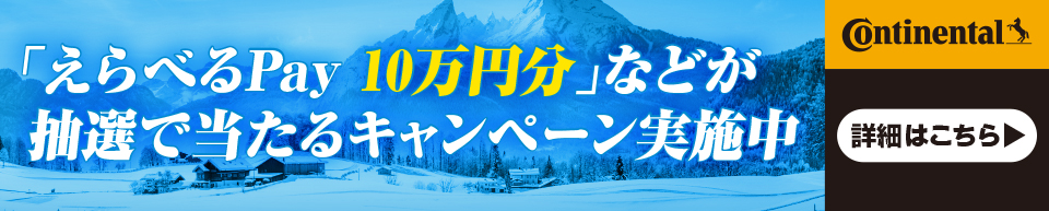 コンチネンタルタイヤ 冬の履き替えキャンペーン 2025