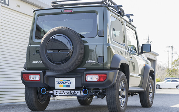 トラスト マフラー GReddy クロスエキゾースト G-STYLE 品番：10193801 適合：ジムニー シエラ 3BA-JB74W 2018年7月～2025年10月 TRUST