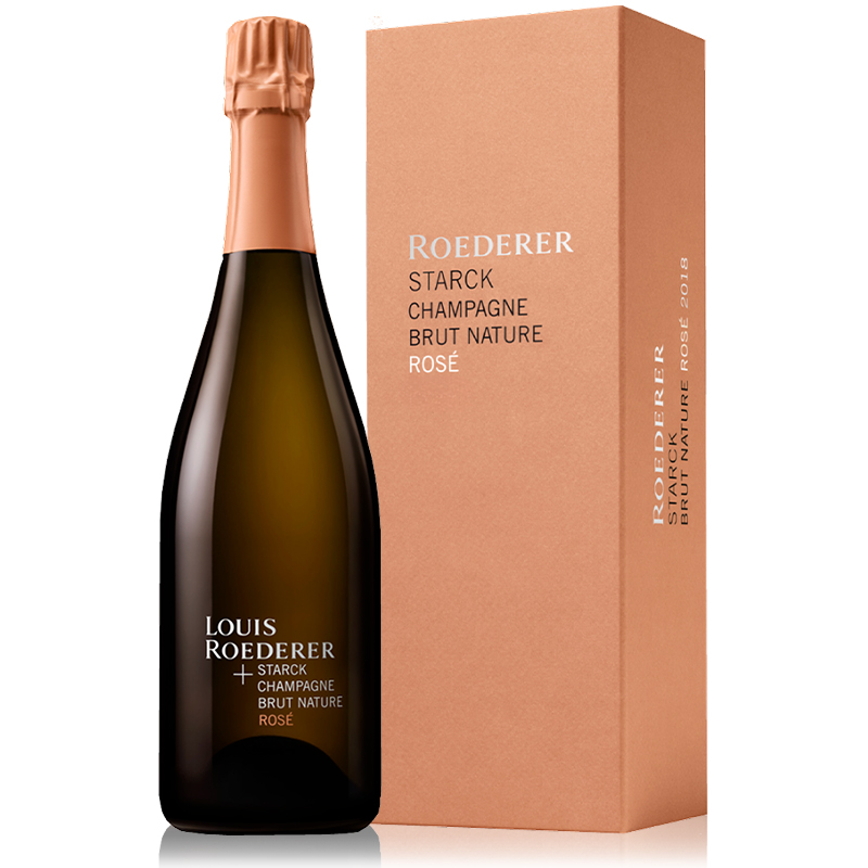 ルイ ロデレール ブリュット ナチュール ロゼ フィリップ スタルク 2018 （化粧箱入り）