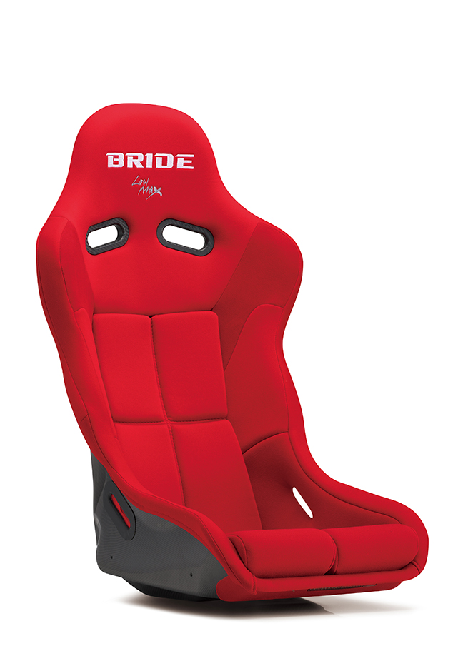 NURMAN カーボン製シェル レッド フルバケットシート 標準モデルでは窮屈に感じる方におすすめの体格フリーの快適シート ゆったり座れる「セミワイド」を目指し開発したフルバケットシートの新シリーズ、ニュルマン。 BRIDE