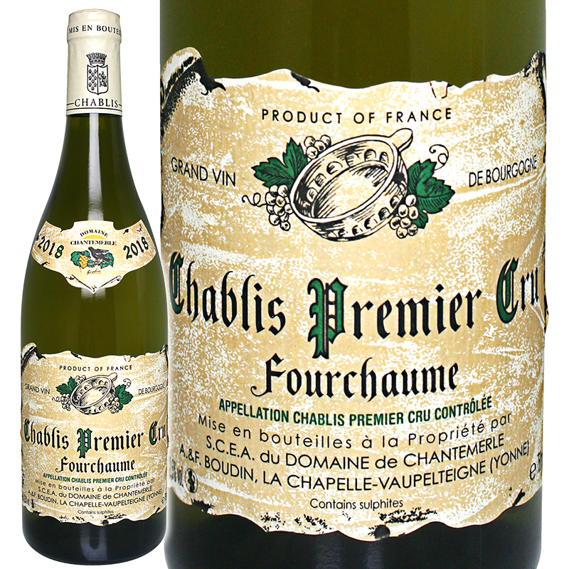 Domaine de Chantemerle Francis Boudin ドメーヌ ド シャントメルル フランシス ブダン シャブリ プルミエ クリュ フルショーム 2022