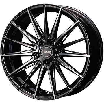 GRORA 20インチ ブラックホイールセット ERST/GRORA GS115（タイヤホイールセット）｜フジ・コーポレーション