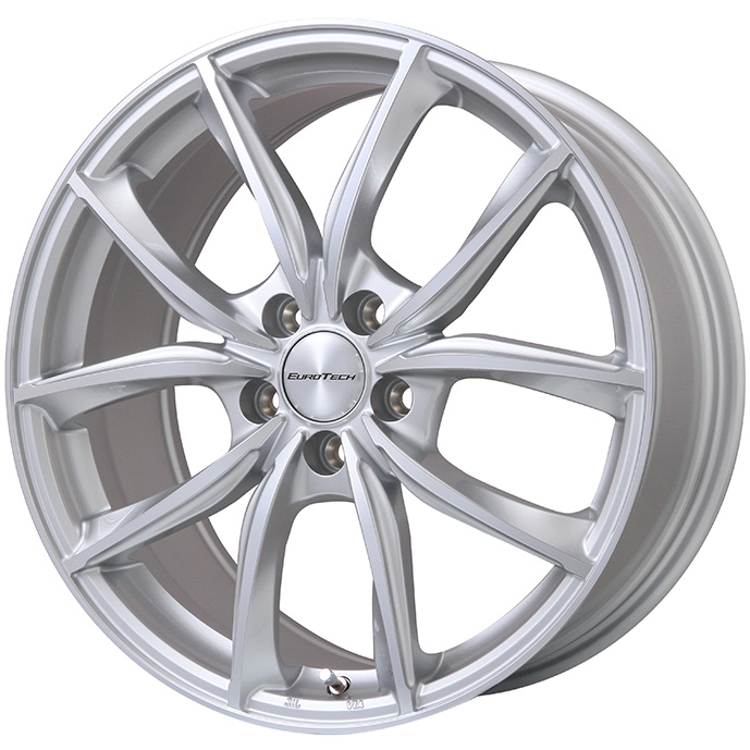 ユーロテック VP-LINE 19inch プジョー・DS・シトロエン EUROTECH/ユーロテック VP-LINE(シルバーポリッシュ)（タイヤホイール