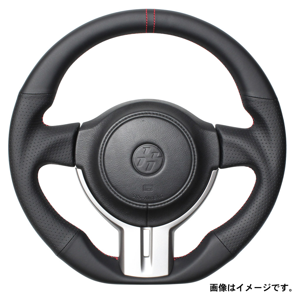 レアル ステアリング プレミアムシリーズ Dシェイプ 品番：F4-D-LPB 適合：86 (ZN6：前期) H24.4～H28.8 / BRZ (ZC6：前期) H24.3～H28.8  REAL