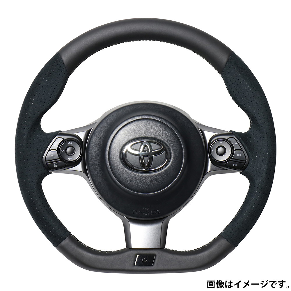 レアル ステアリング オリジナルシリーズ エンブレムタイプ 品番：GRM-ALC-SL 適合：GR86 (ZN8) R3.10～ / BRZ (ZD8) R3.7～ / 86 (ZN6：後期) H28.8～R3.10 / BRZ (ZC6：後期) H28.8～R2.11 / 86 GR (ZN6) H29.12～R3.10 / C-HR”GR SPORT”(10系) R1.10～ アクア ”GR SPORT・17インチパッケージ” (10系) H29.11～ / ヴィッツGRMN (130系) / ヴィッツ GR SPORT ”GR” (130系) H29.9～R2.3 / ヴォクシー ”GR SPORT” (80系) H29.9～ / ノア ”GR SPORT” (80系) H29.9～ REAL