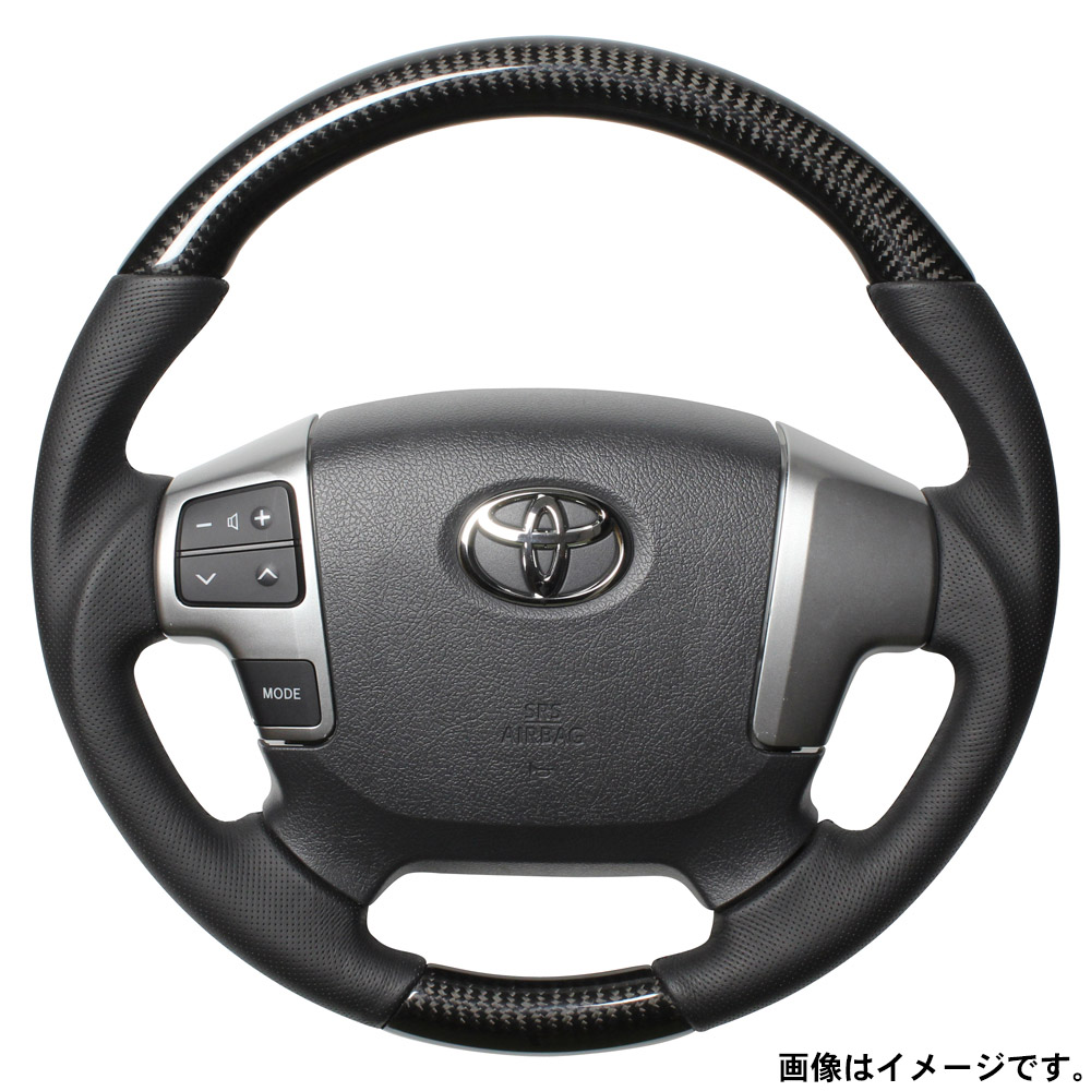 レアル ステアリング オリジナルシリーズ ガングリップ純正同径 品番：H204-BKC-BK 適合：ハイエース (200系：4型以降) H25.12～ / レジアスエース (200系：4型以降) H25.12～R2.4  REAL