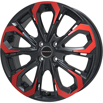 PASAK ホイールブラック/レッド 買った時は2万9358円でした KOSEI クレイシズ SE48 マットブラック JWL-T 14インチ 4H100 5J