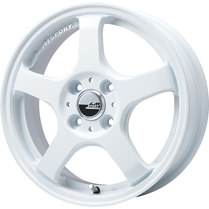 LEHRMEISTER/LMスポーツ LM-05R(ホワイト)（タイヤホイールセット