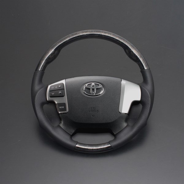 ステアリング ガングリップ LS150 ランドクルーザー 70系《復刻版》 2014/08-2015/06、ランドクルーザー 200系 前期 2007/09-2015/07、 ハイエース /レジアスエース 200系 4型 2013/11-2017/12、200系 5型 2017/12-2020/04、200系 6型 2020/05-2022/03、200系 (7-8型) 2022/04-2025/12 FEGGARI