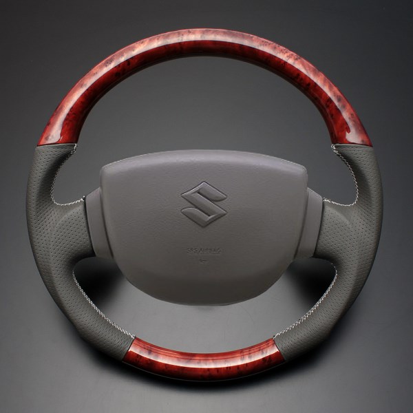 NV100 クリッパー バン DR17V ステアリング ハンドル ホイール レザー 内装 アクセサリー カスタム パーツ カー用品 カーパーツ | HELIOS NV100クリッパー DR17V ノーマルグリップ