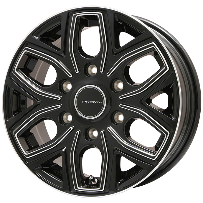 PREMIX/プレミックス 飛車(ブラックフライス)（タイヤホイールセット