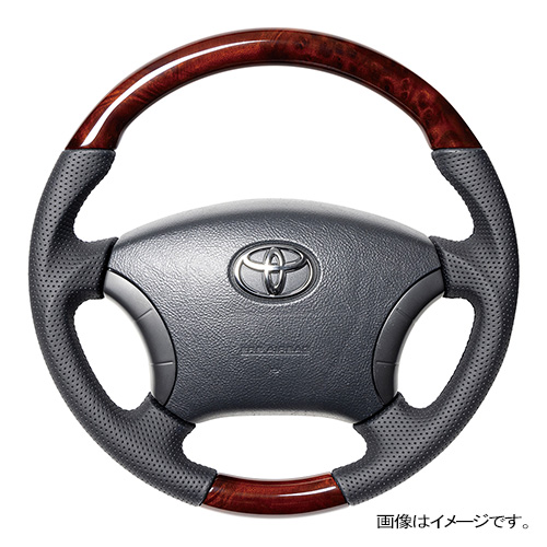 レアル ステアリング オリジナルシリーズ ラウンドシェイプ 品番：S403-BRW-BK 適合：タウンエース バン (S403/S413) R2(2020).9～、タウンエース トラック (S403/S413) R2(2020).9～ エアバッグやパドルシフト、スイッチ、カバー類は純正品を再使用してください。ステアリングヒーターには対応しておりません。 REAL