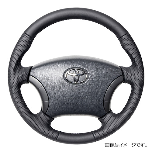 レアル ステアリング オリジナルシリーズ ラウンドシェイプ 品番：S403-LPB-BK 適合：タウンエース バン (S403/S413) R2(2020).9～、タウンエース トラック (S403/S413) R2(2020).9～ エアバッグやパドルシフト、スイッチ、カバー類は純正品を再使用してください。ステアリングヒーターには対応しておりません。 REAL