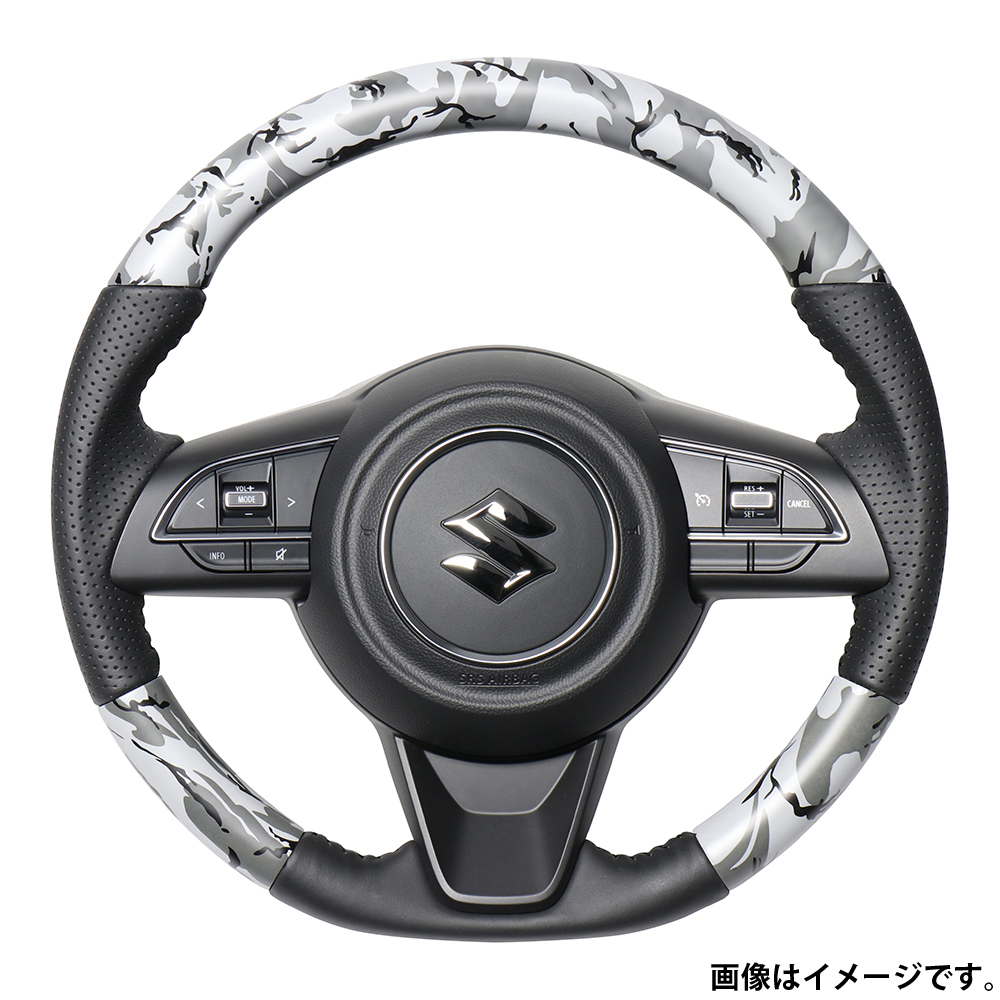 Amazon.co.jp: 社外 ウッドレザー ステアリング 360mm 即納