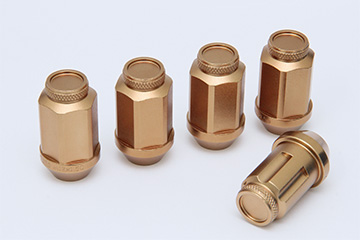 ジュラルミン冷間鍛造レーシングナット＆ロックセット(21HEX ロング) 1台分 4穴・5穴車用 21HEX 12×1.25 重量の重い車、6穴車、牽引を想定した車への使用は適合外となります。 TPI