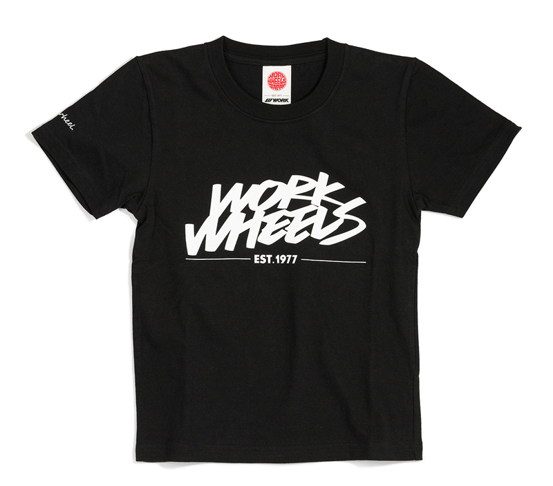 【通販限定】Tシャツ for KIDS WORK WHEELS サイズ：110 WORKホイールと同時購入で送料無料!! サイズ：110 WORK