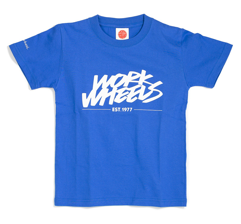 【通販限定】Tシャツ for KIDS WORK WHEELS サイズ：110 WORKホイールと同時購入で送料無料!! サイズ：110 WORK