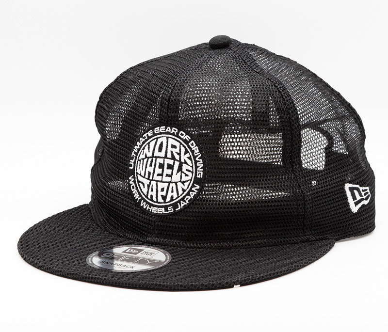 【通販限定】NEW ERA CAP 9FIFTY ALL MESH WORK WHEELS WORKホイールと同時購入で送料無料!! WORKと世界的な人気ブランドNew Eraとのコラボレーションが実現しました。 WORK