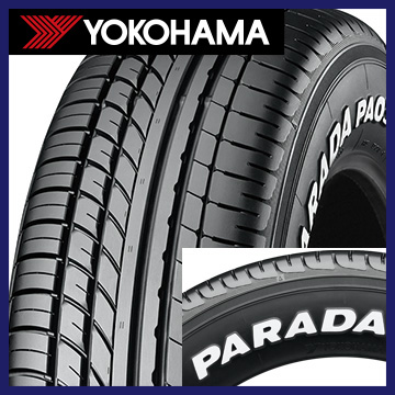 送料込■ヨコハマパラダ■215/60R17C 109/107S■ホワイトレター■