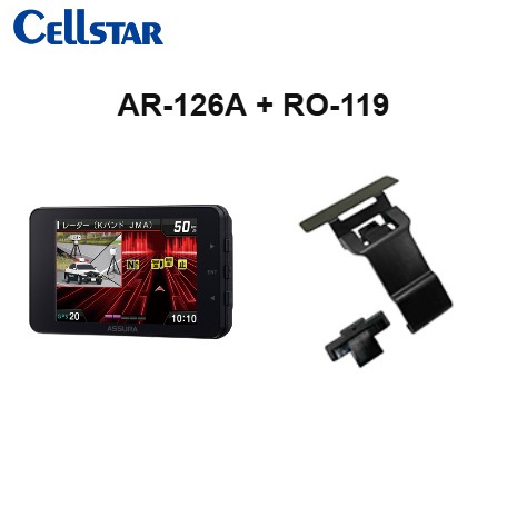 AR-126A+RO-119 レーダー+宙吊りステー   CELLSTAR