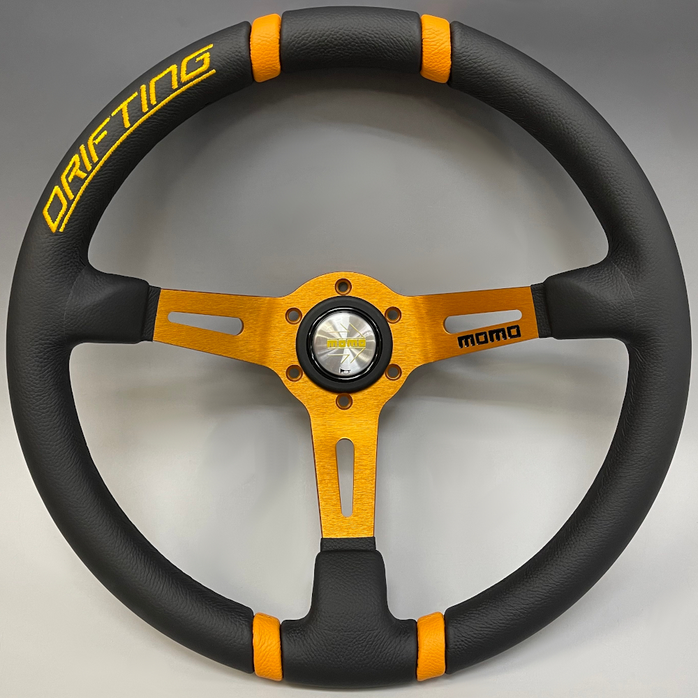 【正規品輸入品】 DRIFTING ドリフティング 35Φ MOMO×FORTUNE コラボ ボス（ハブ）・アースリング・配線・取付ビス・レンチは付属しません。ボス（ハブ）側の付属品をご利用下さい。 MOMO
