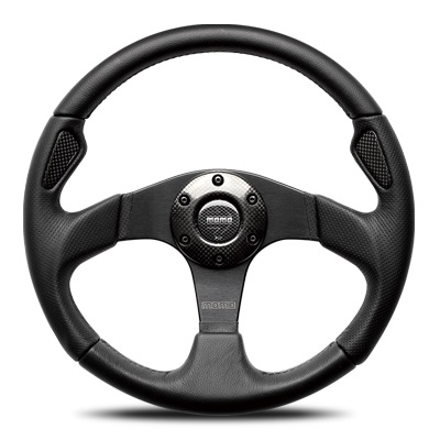 【在庫品特価】【正規品輸入品】 JET ジェット 35Φ J-2 ホーンボタンHBR-04が付属します。アースリングL型・取付ビス6本付属。ボス（ハブ）・配線・レンチは付属しませんのでボス（ハブ）側の付属品をご利用下さい。 MOMO