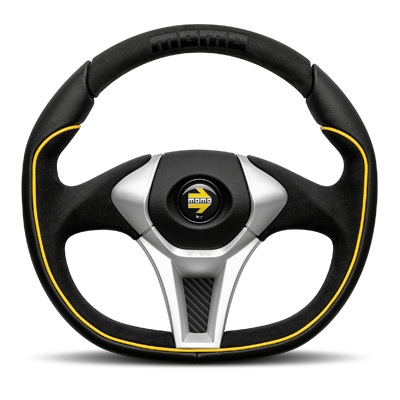 【正規品輸入品】 GT50 2.0 品番：G-5 ブラックレザーセンターパッド仕様 専用ホーンボタンが付属します。アースリングS型・取付ビス6本・ホーンボタン固定用スペーサー・アース配線付属。ボス（ハブ）は付属しません。 MOMO