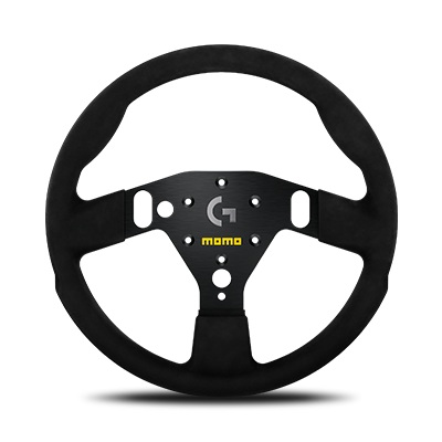 【正規品輸入品】SIM RACING (LOGICOOL) SIM GT 320 MSIM-01 320mm SIM用ステアリング。実車仕様に近いつくりを採用しバーチャルでもMOMOの魅力を体感いただけます。 MOMO