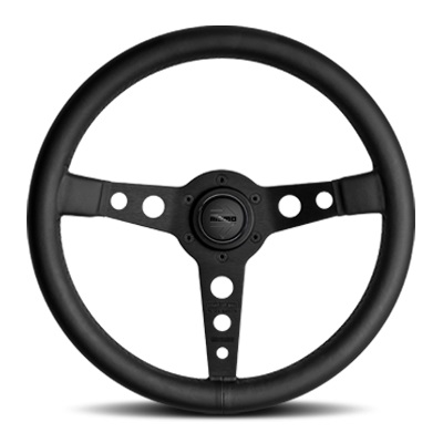 【在庫品特価】【正規品輸入品】 PROTOTIPO BLACK EDITION プロトタイプ ブラック エディション 35Φ P-5 ホーンボタンが付属します。ボス（ハブ）・アースリング・配線・取付ビス・レンチは付属しません。ボス（ハブ）側の付属品をご利用下さい。 MOMO