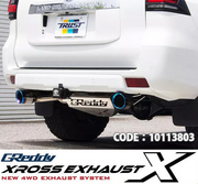 トラスト マフラー GReddy クロスエキゾースト G-STYLE 品番：10113803・パイプ径（φ）60-60×2、テール径（φ）115 適合：ランドクルーザープラド CBA-TRJ150W 15/6～ 2700 4WD TRUST 