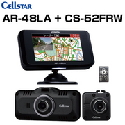 AR-48LA+CS-52FRW レーダー+ドライブレコーダー   CELLSTAR